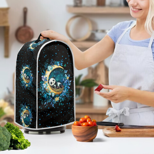 Multifunctional Mixer Blender Cover Panda Moon Nest for Machine Washable Polyester Dust prevent 2