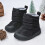 Toddler Snow Boots Hook-and-Loop Low-Cut Winter Shoes 2