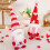 Valentine's Day Tomte Gnome Plush Ornament Handmade 4