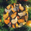 Ceramic Chicken Ornament Black White Yellow Rustic Holiday 6