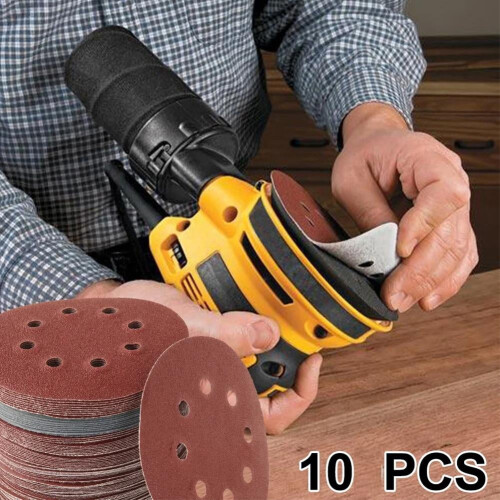 Sanding Discs 5 Inch 8-Hole 10 Pcs 80-3000 Grit 1