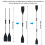 Kayak Paddle Aluminum Alloy Double Blade 1 7