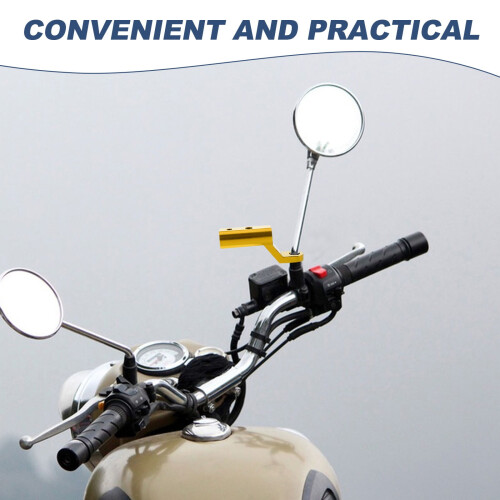 Aluminum Motorcycle Mirror Bracket Extender for Scooter 2