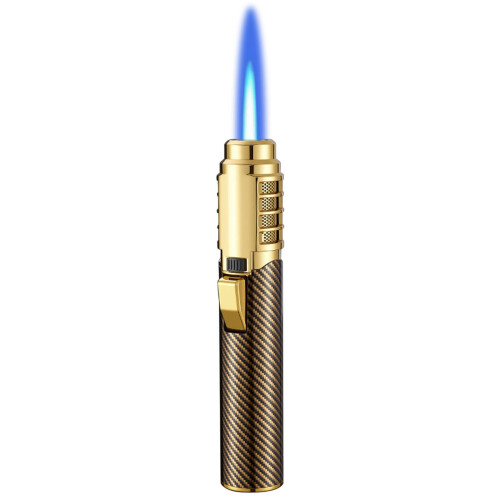 Windproof Butane Torch Lighter Adjustable Refillable 1