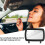 Rechargeable Car Visor Mirror with 3 Light Modes Clip-On 4