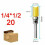 Durable Shank Cutting Router Bit Trim Woodwork Accessories Cutter Flush 5