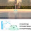 Silicone Bathtub Overflow Drain Cover Blue 7