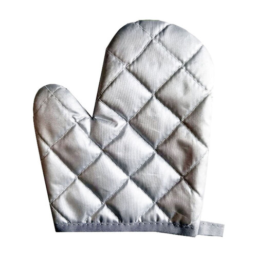 Silver Microwave Oven Gloves Heat-Resistant 1 Piece 1