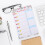 Spiral Planner Notepad Thick Paper 5 x 7 Inches 8