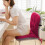 Office Chair Cushion Full Support Red 15x18x17in 5
