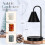 Electric Candle Warmer Lamp Black Dimmable with 2 Bulbs 4