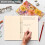 A5 Spiral Notebook 60 Sheets Diary Removable & Adjustable Wire Binding Journey Note 80g Paper Summer Blossoms 2PCS 4