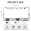 Christmas Tree and Deer Winter License Plate Frames 2 pcs 3