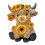 Γλάστρα Highland Cow από ρητίνη για εξωτερικούς χώρους, 1 τεμάχιο 5