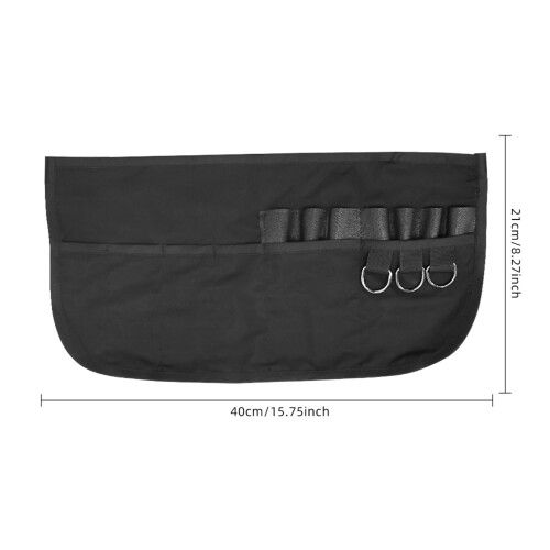 Adjustable Waist Belt Half Apron with Multiple Pockets 1