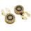 Round Rhinestone Cufflinks Korean Style 1 Pair 2