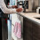 Cherry Blossom Dish Towels Breathable 3-Pack with Hanging 5