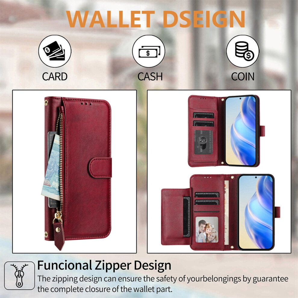 Samsung Galaxy A73 Wallet Case Leather Magnetic Card Slot 971050807713