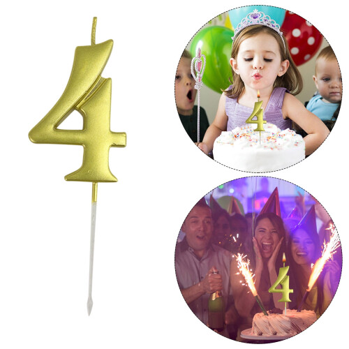 Number Candle 3D Shape Birthday Cake Decoration 1