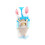 Easter Gnome Decor Fluffy Bunny Plush 15.7 inch 2