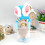 Easter Gnome Decor Fluffy Bunny Plush 15.7 inch 4