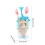 Easter Gnome Decor Fluffy Bunny Plush 15.7 inch 3