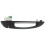 Rear Right Door Handle Exterior Smooth Black No Key Hole 4