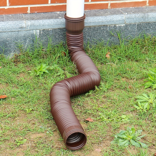 Plastic Drain Extension Pipe with Rotating Connector 1.5m 2