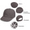 Baseball Hat for Toddlers Cotton Adjustable Sun Cap 1-5 6
