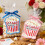 Valentine's Day Popcorn Gift Tags Kit 48-Pack 2