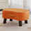 Curved Foot Stool with Handle and Padded Seat 4