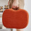 Curved Foot Stool with Handle and Padded Seat 5