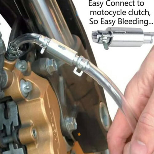 Brake Bleeder Hose with Check Valve 2PCS 1