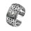 Five Emperors Copper Coin Ring Gold Korean Style 4
