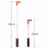 Floating Waterproof Extension Pole for GoPro DJI Action 4