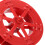 Red plastic wheel prop for fish tank and small pond 6