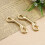 Large Lobster Claw Clasp Brass Golden 2 Pcs 6