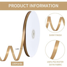 Satin Ribbon 100 Yards Thin