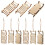FRCOLOR Wooden Mini Sleigh Set Beige 9-Piece 7