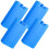 Blue Plastic Ice Packs Reusable 4 pcs 5