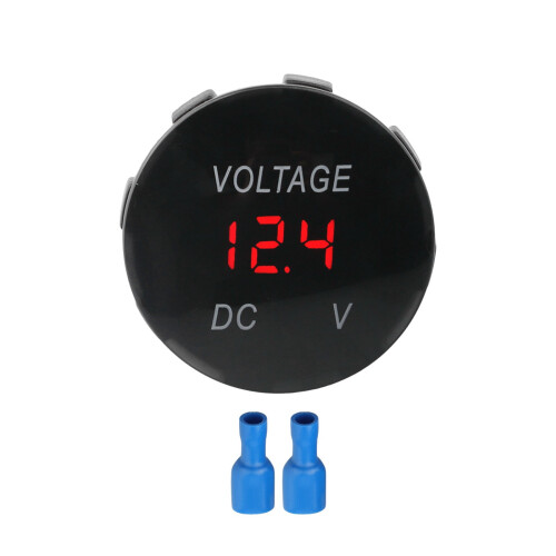 DC Volt Meter with LED Display 12V 24V 1