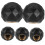 Tire Valve Caps Dustproof Waterproof Spherical 5 Pcs 6