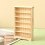 Wooden Library Ornament Bookshelf Model 6-Tier 8