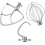 Stainless Steel Stand Mixer Attachments Set 3-Piece 8
