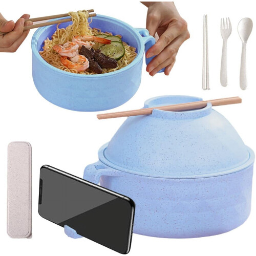 Ramen-Schüssel-Set mit Essstäbchen und Löffel (1 Stück) 2