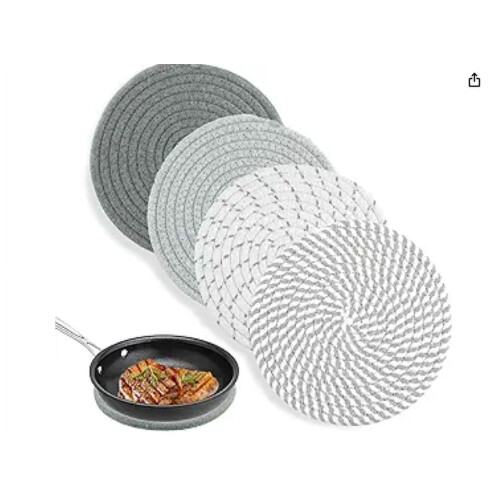 Heat-Resistant Trivets with Storage Basket 12-Piece 1
