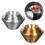 Decorative tray silver/gold finish steel fruit bowl 2
