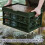 Outdoor Storage Box Portable Folding Camping Organizer Green 5