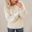 Women's Cable Knit Sweater with Flared Sleeves, Lightweight 8