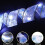 LED ribbon lights copper wire 32 ft 100 LED silver 3